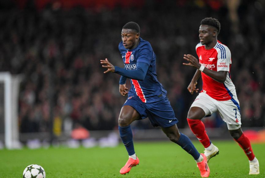 PSŽ-Arsenal-Nuno Mendeš-Bukajo Saka-Liga šampiona