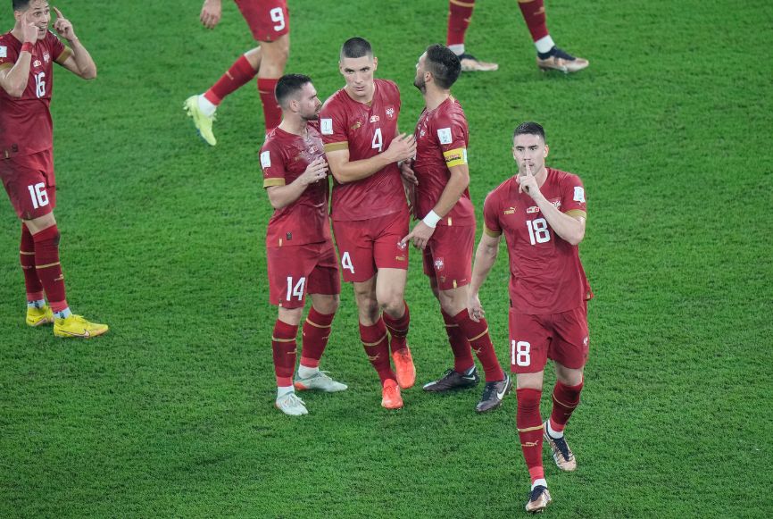 Fudbalska reprezentacija Srbije- Dušan Vlahović-Srbija