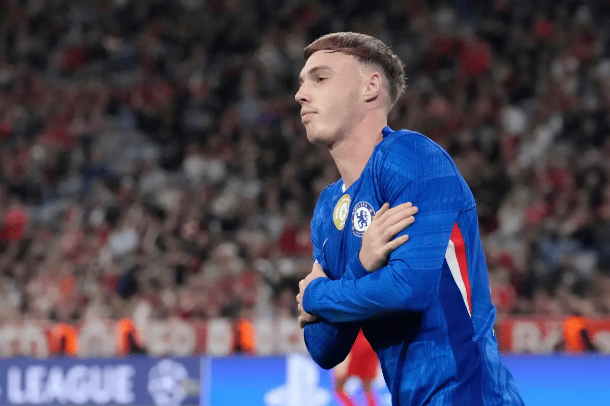 Kol Palmer proslavlja gol