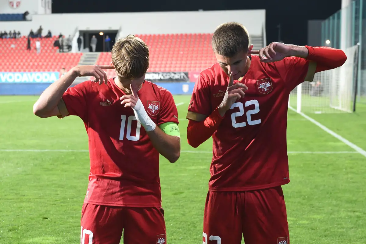 Kostov i Matijašević proslavljaju gol