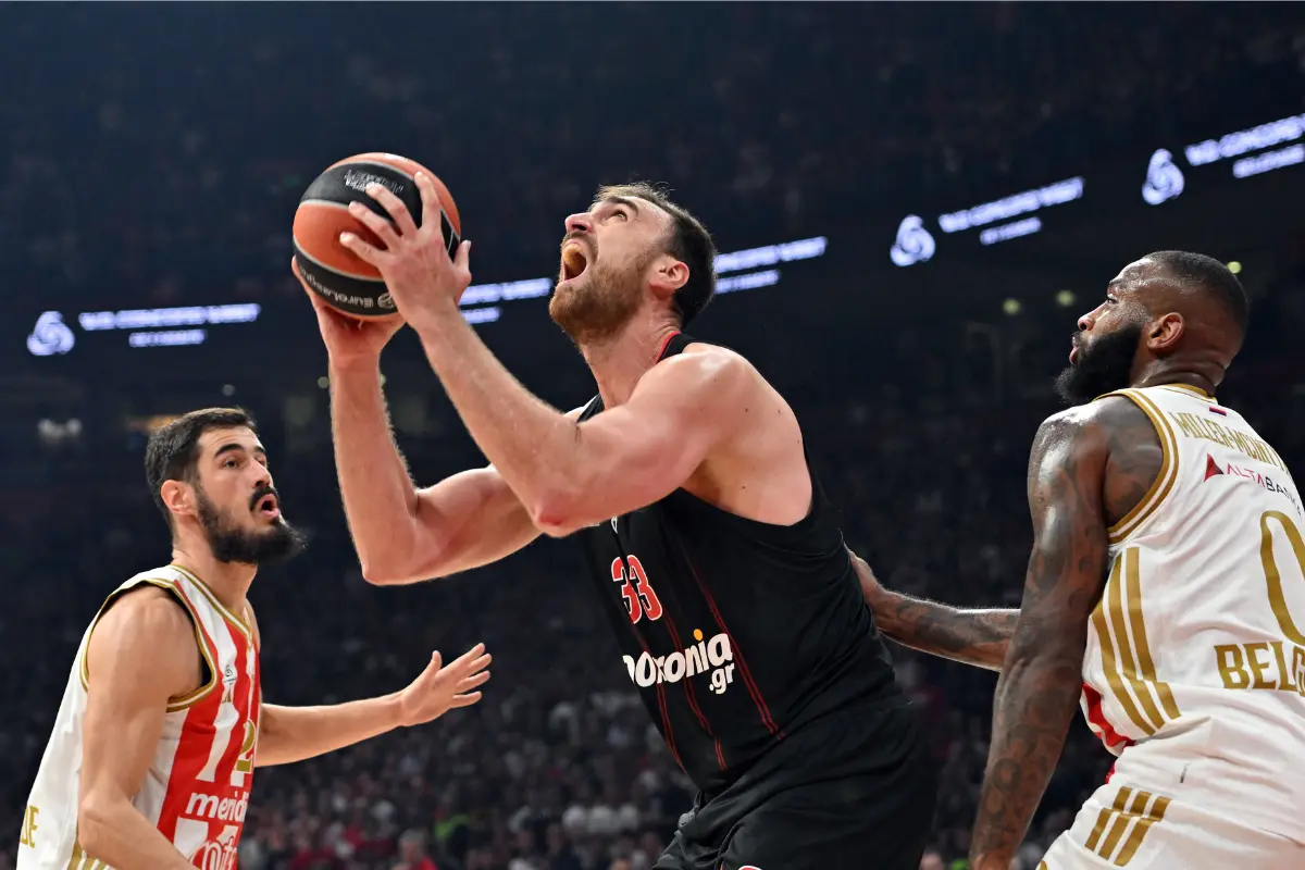 Detalj sa meča Olimpijakos - Crvena zvezda