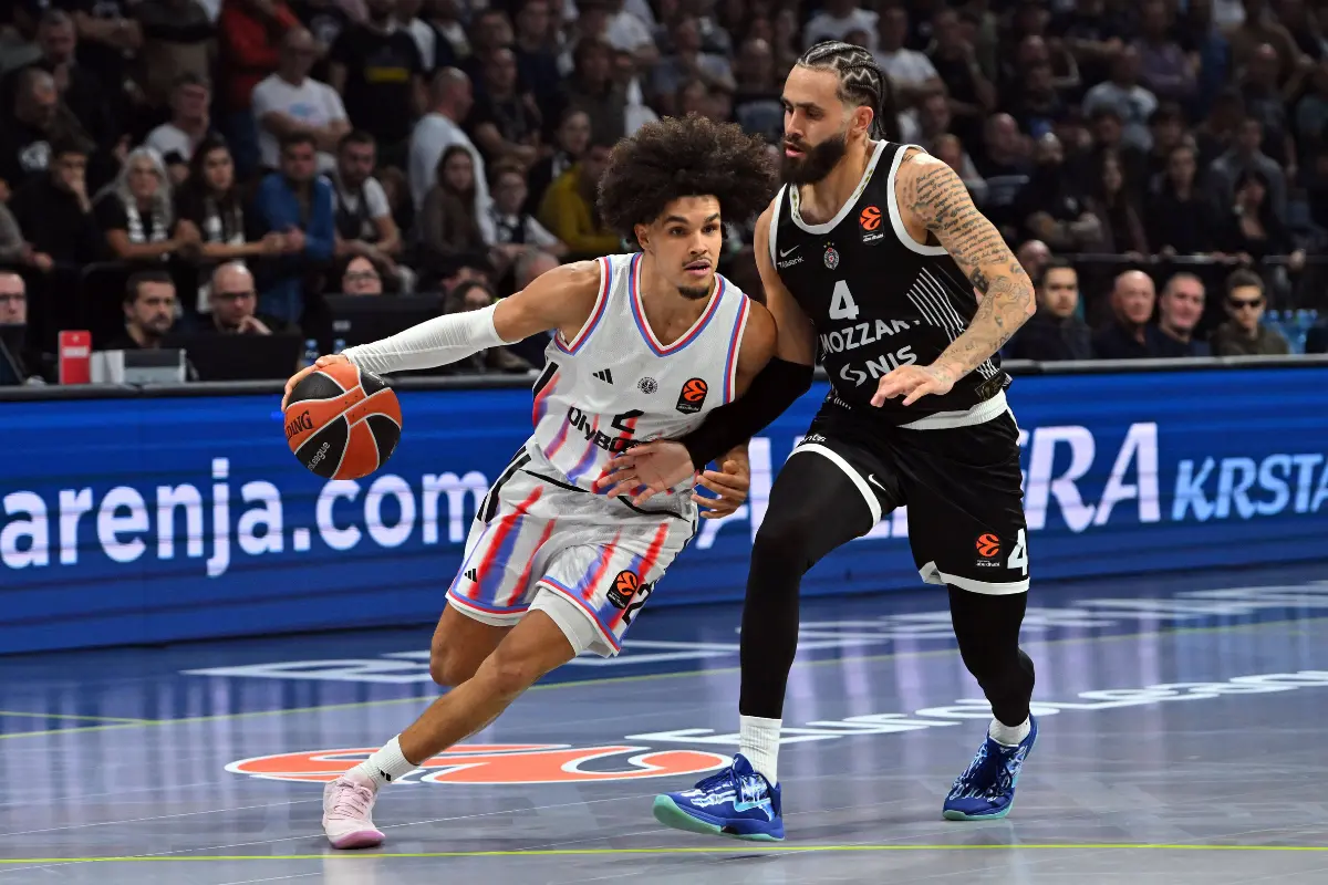 Detalj sa meča Partizan - Pariz