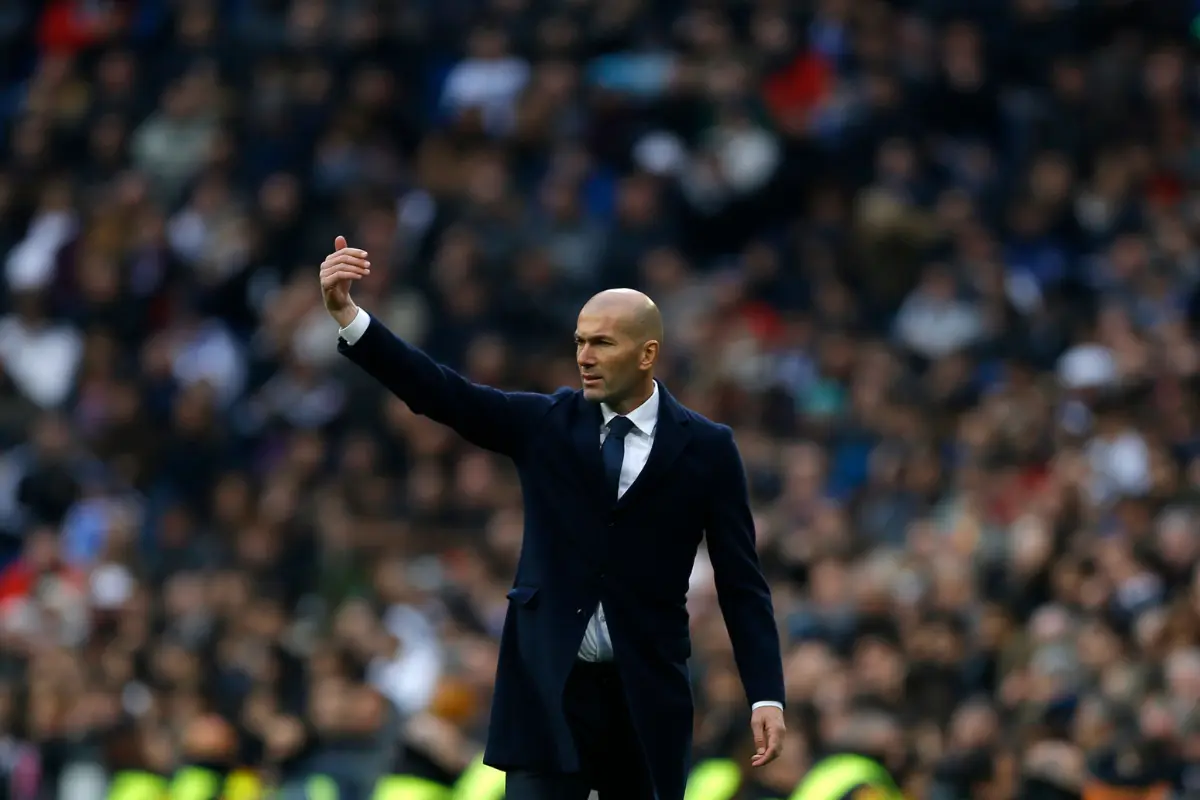 Zinedin Zidan na klupi Real Madrida