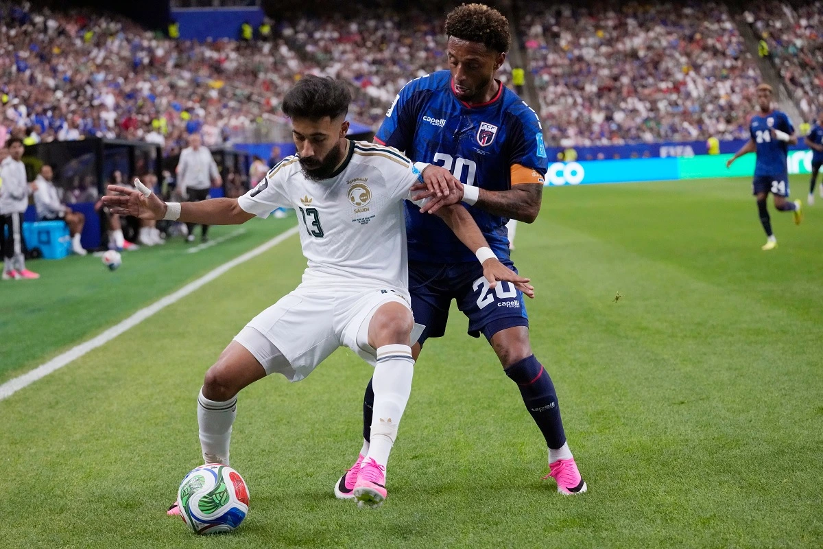 Mendeš za vreme meča protiv Saudijske Arabije na Mundijalu.