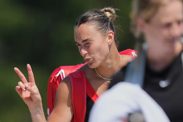 Arina Sabalenka na ovogodišnjem Vimbldonu.