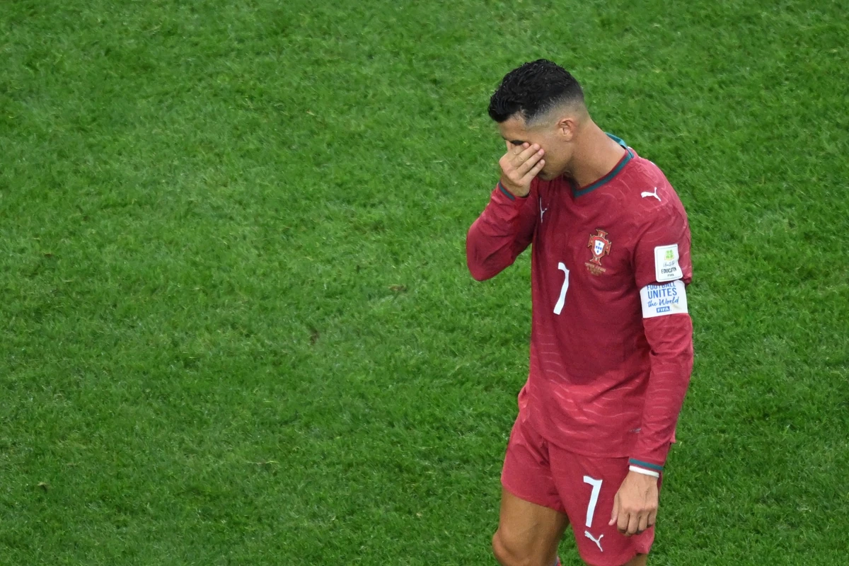 Kristijano Ronaldo nakon poraza Portugala na Svetskom prvenstvu.