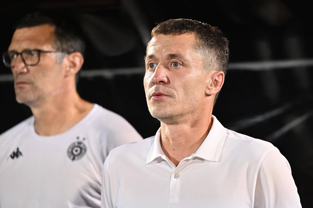 Trener Partizana, Saša Ilić.