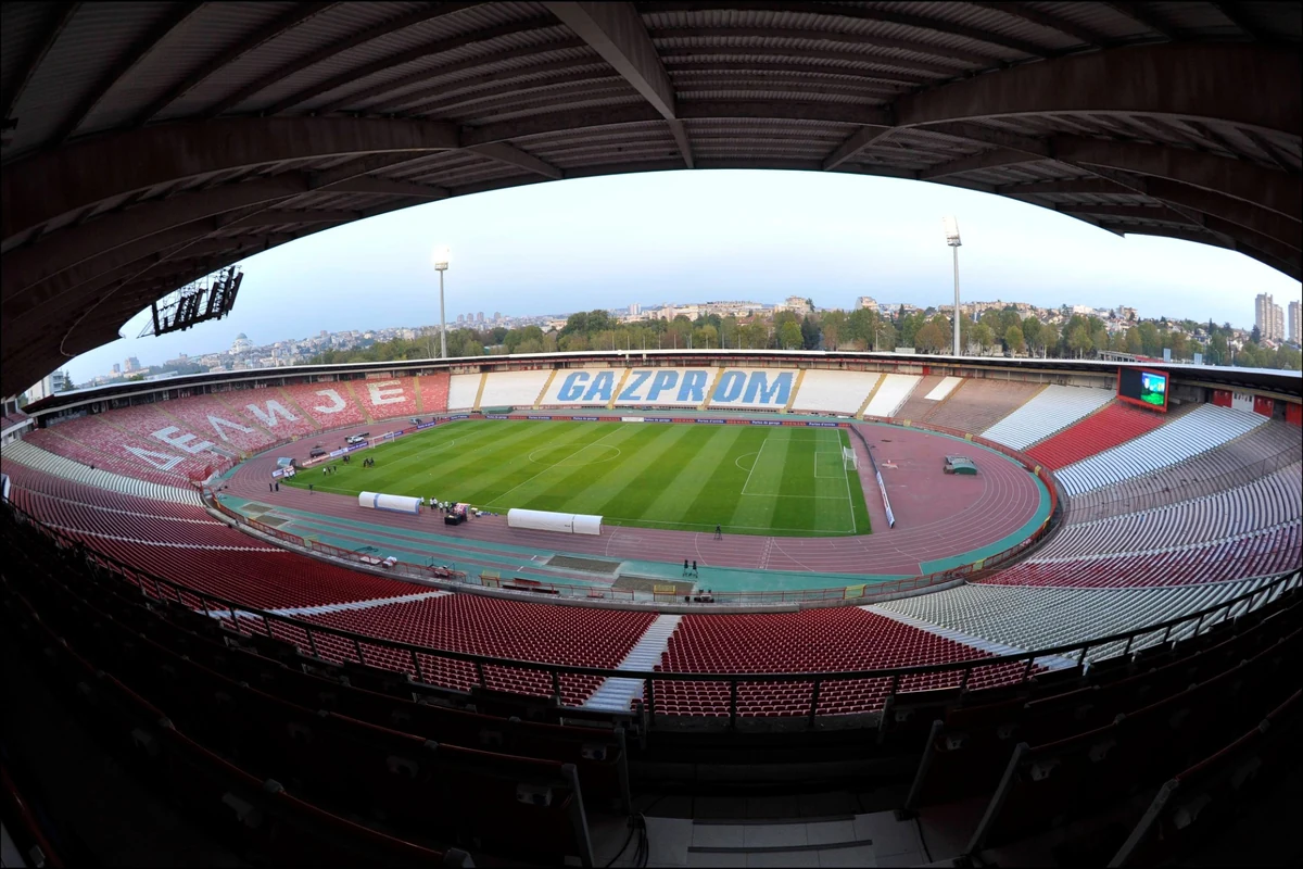 Stadion "Rajko Mitić", dom FK Crvena zvezda.