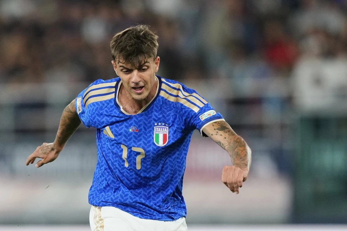 Danijel Maldini u dresu reprezentacije Italije.