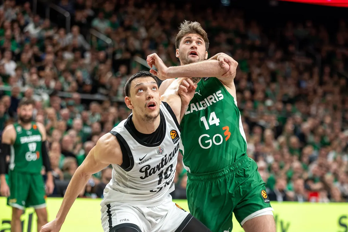 Detalj sa meča Žalgiris-Partizan