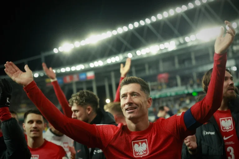 Robert Levandovski u dresu Poljske.