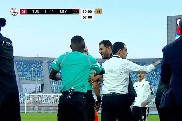 Situacija sa utakmice Tunis U20 - Libija U20.